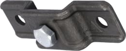 Produktbild: Rungenhalter, L x B 40 x 10 mm, Abstand Bohrungen 90 mm, für Flacheisen 40 x 10 mm