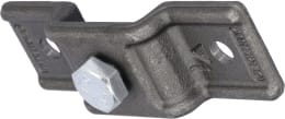 Produktbild: Rungenhalter, L x B 35 x 10 mm, Abstand Bohrungen 80 mm, für Flacheisen 35 x 10 mm