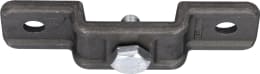 Produktbild: Rungenhalter, L x B 40 x 10 mm, Abstand Bohrungen 90 mm, für Flacheisen 40 x 10 mm