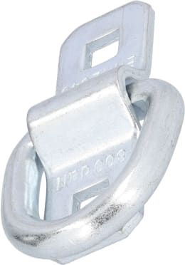 Produktbild: Zurring, B x H x T: 30 x 103 x 18 mm, zum anschrauben, mit Schraubbügel