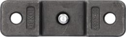 Produktbild: Rungenhalter, L x B 40 x 10 mm, Abstand Bohrungen 90 mm, für Flacheisen 40 x 10 mm