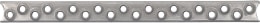 Produktbild: Leitersprosse schmal, 22 mm, blank
