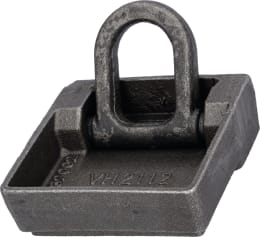 Produktbild: Zurrmulde, L x B x H: 90 x 95 x 30 mm, versenkt, zum Einschweißen, mit Bodenplatte