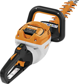 Produktbild: STIHL Akku-Heckenschere HSA 140 T in Orange-Weiß mit schwarzem Griff, ohne Akku und Ladegerät