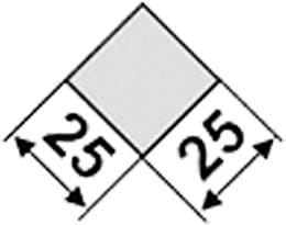Technische Zeichnung: Industriehof® Kreiseleggenzinken 25 x 235 x 25 mm für Kreiselegge Krone