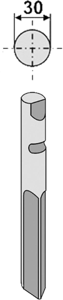 Technische Zeichnung: Industriehof® Kreiseleggenzinken 260 x 30 mm für Kreiselegge Krone
