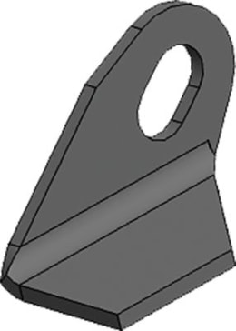 Produktbild: Wiedenmann® Flügelmesser für Rasenkehrmaschine Super 600, 1300 M links, 1230911