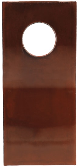 Produktbild: radura® Kreiselmäherklinge 105 x 47 x 3 mm, links/rechts, gewellt, für Mähwerk PZ