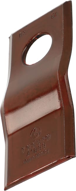 Produktbild: radura® Kreiselmäherklinge 105 x 47 x 3 mm, links/rechts, gewellt, für Mähwerk PZ