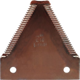Produktbild: radura® Messerklinge Standard 75 x 76 x 2 mm, unten, gezahnt, fein (14 tpi), für Mähdrescher
