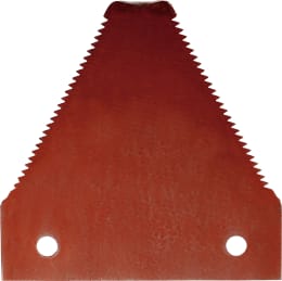 Produktbild: radura® Messerklinge Standard 75 x 76 x 2 mm, unten, gezahnt, fein (14 tpi), für Mähdrescher