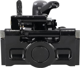 Produktbild: HANS SAUERMANN Zugmaul HS1710-1KUD-38 automatisch mit Adapterplatte, 320/30/19 mm, Ø Bolzen 38 mm