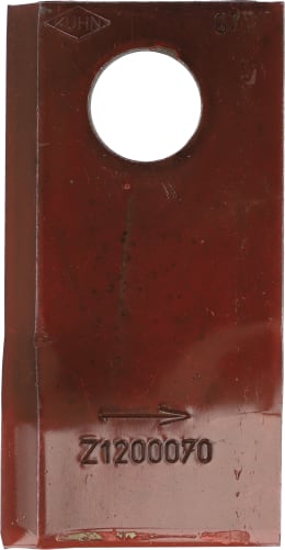 Produktbild: Kverneland Kreiselmäherklinge 93 x 47 x 4 mm, links, gedreht, für Mähwerk Deutz-Fahr KM, VGTA321