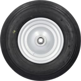 Produktbild: mefro Komplettrad 400x100, 4.80/4.00 - 8 Rille 4 PR, Nabe 90 x 20 mm, Kugellager