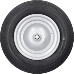 Produktbild: mefro Komplettrad 3.50-8 Rille 2 PR, Achse 10 x 90 mm, Rillen-Kugellager