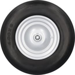 Produktbild: mefro Komplettrad 4.00 - 8, 400x100 Rille, Nabe 90 x 10 mm, Kugellager, Polyurethan