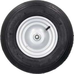 Produktbild: mefro Komplettrad 400x100, 4.80/4.00 - 8 Rille 4 PR, Nabe 90 x 10 mm, Kugellager