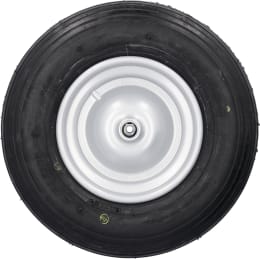 Produktbild: mefro Komplettrad 400x100, 4.80/4.00 - 8 Rille 4 PR, Nabe 90 x 10 mm, Kugellager