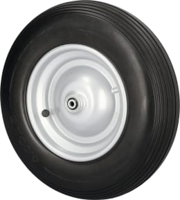 Produktbild: mefro Komplettrad 4.00 - 8, 400x100 Rille, Nabe 90 x 10 mm, Kugellager, Polyurethan