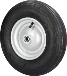 Produktbild: mefro Komplettrad 400x100, 4.80/4.00 - 8 Rille 4 PR, Nabe 90 x 20 mm, Kugellager