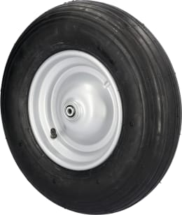 Produktbild: mefro Komplettrad 400x100, 4.80/4.00 - 8 Rille 4 PR, Nabe 90 x 10 mm, Kugellager