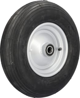 Produktbild: mefro Komplettrad 400x100, 4.80/4.00 - 8 Rille 4 PR, Nabe 90 x 25 mm, Kugellager