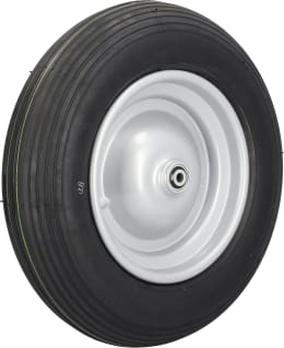 Produktbild: mefro Komplettrad 3.50-8 Rille 2 PR, Achse 10 x 90 mm, Rillen-Kugellager