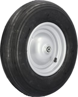 Produktbild: mefro Komplettrad 400x100, 4.80/4.00 - 8 Rille 4 PR, Nabe 90 x 10 mm, Kugellager