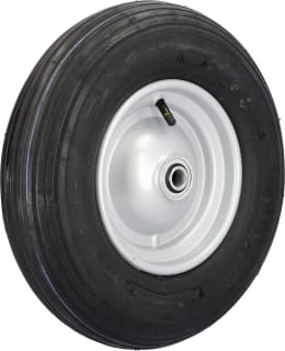 Produktbild: mefro Komplettrad 400x100, 4.80/4.00 - 8 Rille 4 PR, Nabe 90 x 20 mm, Kugellager