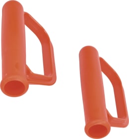 Produktbild: mefro Griff Kunststoff orange mit Handschutz, für Sackkarren, Kistenkarren und Stapelkarren, 2 St. 94201008