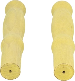Produktbild: mefro Griff Holz gelb, für Schubkarren ab 85 l, 2 St. 94201016