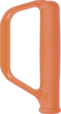 Produktbild: mefro Griff Kunststoff orange mit Handschutz, für Sackkarren, Kistenkarren und Stapelkarren