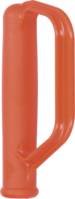 Produktbild: mefro Griff Kunststoff orange mit Handschutz, für Sackkarren, Kistenkarren und Stapelkarren, 2 St. 94201008