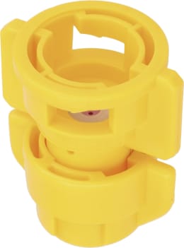 Produktbild: Agrotop Injektor-Doppel-Flachstrahldüse TurboDrop® HiSpeed Standard, 110-020, gelb, Kappe Standard, 14040