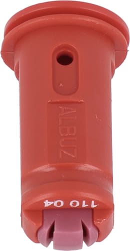 Produktbild: Agrotop Injektor-Doppel-Flachstrahldüse Albuz® AVI-TWIN, 110-040, rot, Keramik, 13484