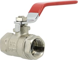 Produktbild: Hücobi Kugelhahn Cobi 1/2 IG Messing matt verchromt, 3030 013000