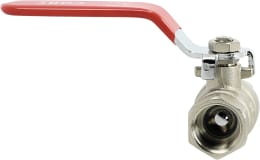 Produktbild: Hücobi Kugelhahn Cobi 1/2 IG Messing matt verchromt, 3030 013000