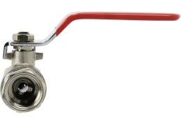 Produktbild: Hücobi Kugelhahn Cobi 1/2 IG Messing matt verchromt, 3030 013000