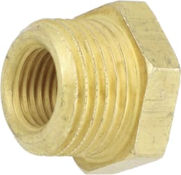 Produktbild: Hücobi Reduzierstück, 1/4'' IG, 1/2 AG, flachdichtend, Messing, für Vakuummanometer 1/4 AG