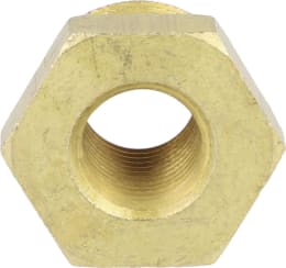 Produktbild: Hücobi Reduzierstück, 1/4'' IG, 1/2 AG, flachdichtend, Messing, für Vakuummanometer 1/4 AG
