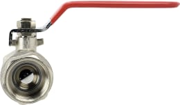 Produktbild: Hücobi Kugelhahn Cobi 1 IG Messing matt verchromt, 3030 025000