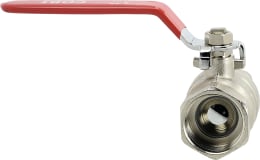 Produktbild: Hücobi Kugelhahn Cobi 1 IG Messing matt verchromt, 3030 025000