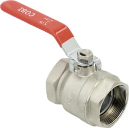 Produktbild: Hücobi Kugelhahn Cobi 2 IG Messing matt verchromt, 3030 050000