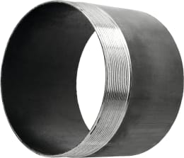 Produktbild: Hücobi Rohrnippel, 5 AG x 100 mm, schwarz, zum Anschweißen, für Gülleschieber, 8020 125000