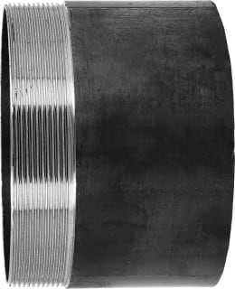 Produktbild: Hücobi Rohrnippel, 5 AG x 100 mm, schwarz, zum Anschweißen, für Gülleschieber, 8020 125000