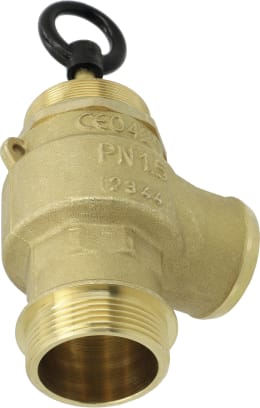 Produktbild: Hücobi Sicherheitsventil 1 1/2, 0,5 bar, Messing, 8200 038005