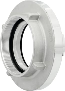 Produktbild: Hücobi Festkupplung Storz, 110-A, 4 IG, Aluminium, gegossene Knaggen, 2111 110100