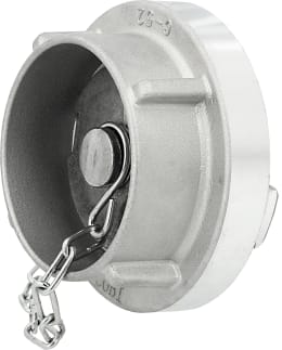 Produktbild: Hücobi Blindkupplung Storz 52 C, Abstand Knaggen 66 mm, Aluminium