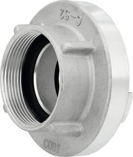 Produktbild: Hücobi Festkupplung Storz, 52-C, 2 IG, Aluminium, gegossene Knaggen, 2111 052050