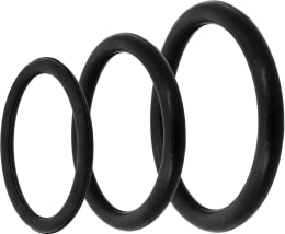 Set: Hücobi Dichtring Gummi, für Kupplung Bauer